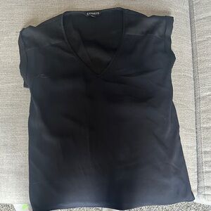 Express Women's Elegant Black Blouse